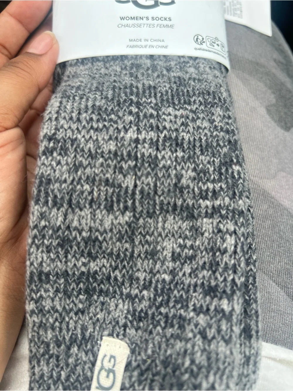 UGG Rib Knit Slouchy Crew Socks